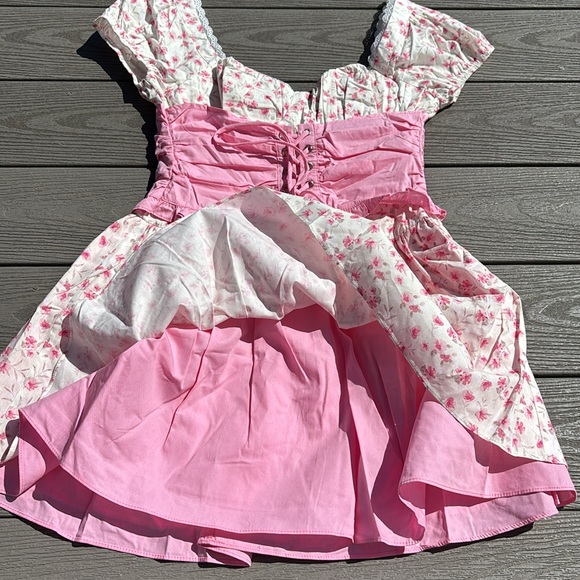 Briellyn Mini Dress - Pink Floral - Picture 10 of 15